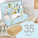 [MC035-PEB1R09H-SEPT001T001M05] 35 facial tissues 3D DECO boxes, design "The Little Prince"