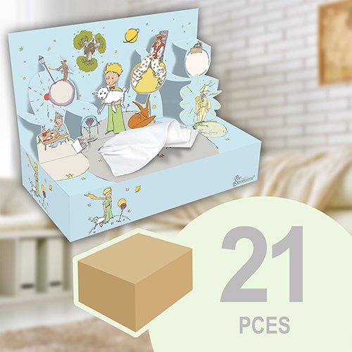 [MC021-PEB1R09H-SEPT001T001M05] 14 boîtes 3D DECO de mouchoirs, modèle "Le Petit Prince" (copie)
